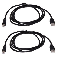 2X for Pixma USB 2.0 Printer Cable Cord A-B 1.8M