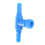 30 Pieces Plastic Aquarium Fish Tank 2 Way Air Pump Control Valves, 8
