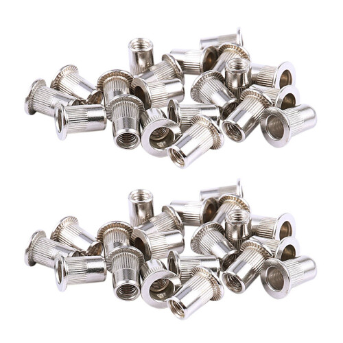 40 Piezas Tuercas de Acero Inoxidable 304 de M6X15mm