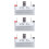 3X Aluminium Kuehlkoerper Basis Einphasen Brueckengleichrichter Diode 75A 1000V 1