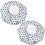 2X Ice Bag for Pain Relief 9Inch Pentacle, White 1