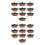 20Pcs High Knob 6 Pin 3 Position DPDT Panel Slide  0.5A 50V 1