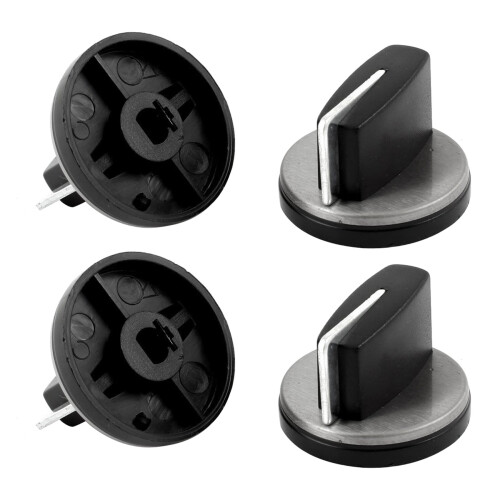 2X 2 in 1 Embedded Gas Stove Stove Knob Knob Ignition Cap Ignition