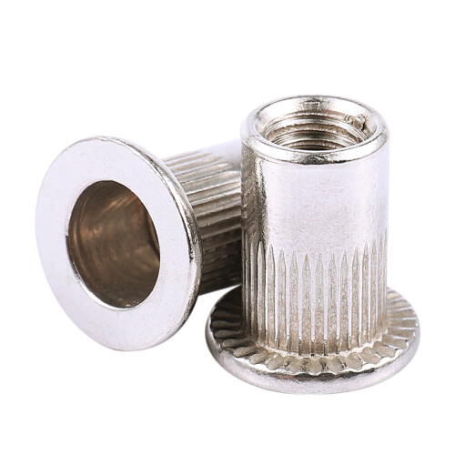 40 Pcs 304 Stainless Steel Rivet Nut Rivnut Insert Nutsert M6X15mm 1