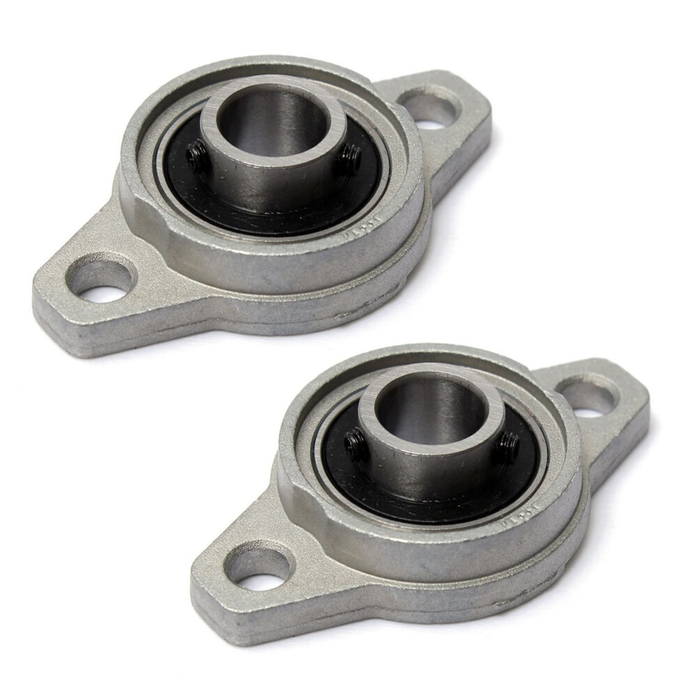 2X Kfl001 Zinc Alloy Flanged Bearings Bearings Bearings With Stand 12Mm 6031877221001