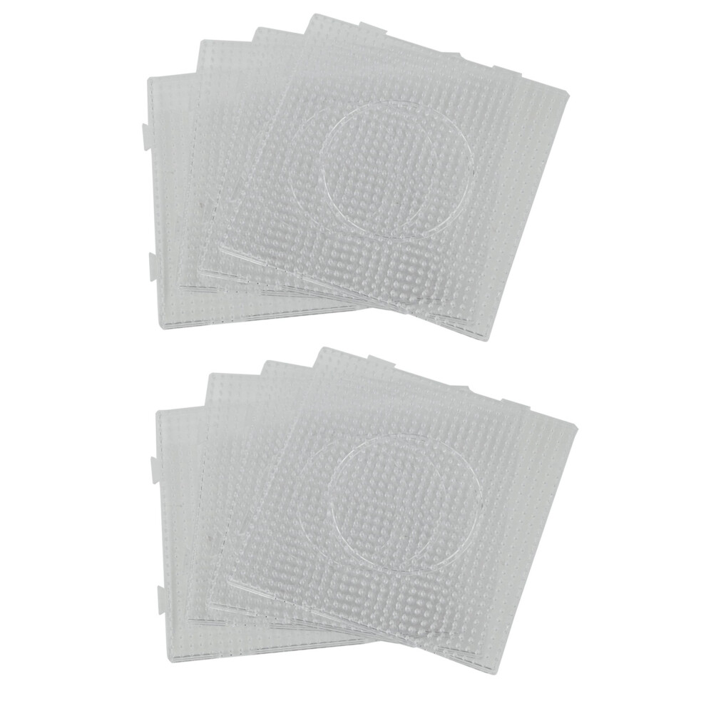 8Pcs Abc Clear 145X145mm Square Large Pegboards Board For Hama Fuse Bead Exogio