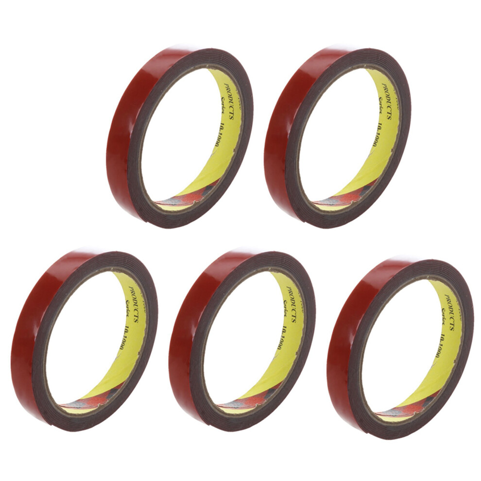 5X Strong Permanent Double Sided Super Sticky Foam Tape Roll For Vehicle Car, 15Mmx3meter Red 4711564660666