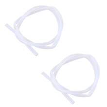 2X 8mm ID x 10mm OD Food Grade Flexible Hose Silicone Tubing Tube 1Meter