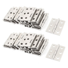 40 Pcs Stainless Steel Wardrobe Cabinet Door Folded Door Hinge