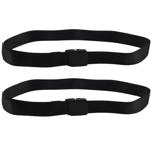 2X Wild Men's Canvas Belt Metal Free Plastic Automatic Buckle