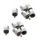 10 Pcs UHF PL259 Plug Solder Connector for RG8 1