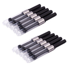 JINHAO 10Pcs Fountain Pen Ink Converter Ink Reservoir New Suitable for All Types Black