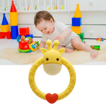 Baby Cartoon Runde Giraffe geformt Zahnen Relief