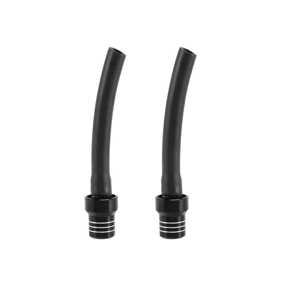 2X Gas Fuel Tank Cap Valve Vent Breather Hose Tube For Atv Pit Dirt Bike Color: Black 4712058243709