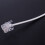 2Pcs 10M RJ11 Telephone Connector Extension Cable White 8
