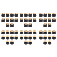 60X Guitar AMP Amplifier Knobs Push- Black+Gold Cap for Amplifier