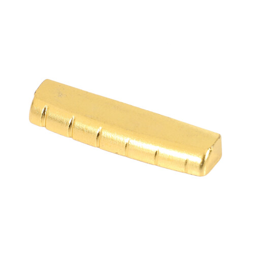 2X Guitar Brass Nut for Acoustic or ,Gold 1