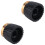 60X Guitar AMP Amplifier Knobs Push- Black+Gold Cap for  Amplifier 6