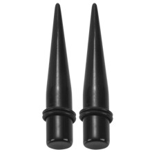 36 Piezas Kit Completo de Pendientes AcríLico Pendiente Camilla TúNel (Negro)
