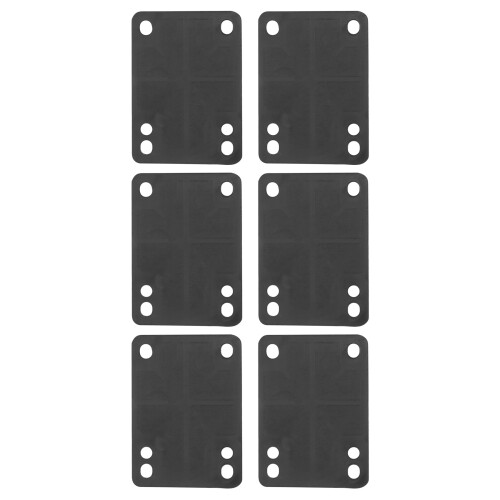 Rubber Skateboard Riser Pad 1/8 3mm Pack of 6