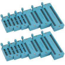 12Pc Universal 14/16/18/24/28/40 Pin Ic Prueba Universal Zif Enchufe Caliente DecoracióN de Casa