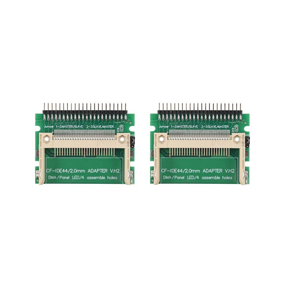 2X Compact Flash Cf Card To Ide 44Pin 2Mm Male 2.5 Inch Hdd Bootable Adapter Converter 4713966979308