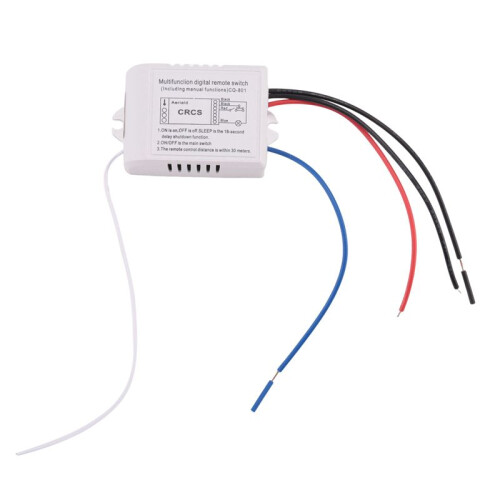 2X Channel with Digital Transmitter 220V /OFF 1  Wireless Relay Receiver Remote Control Light Lamp 1