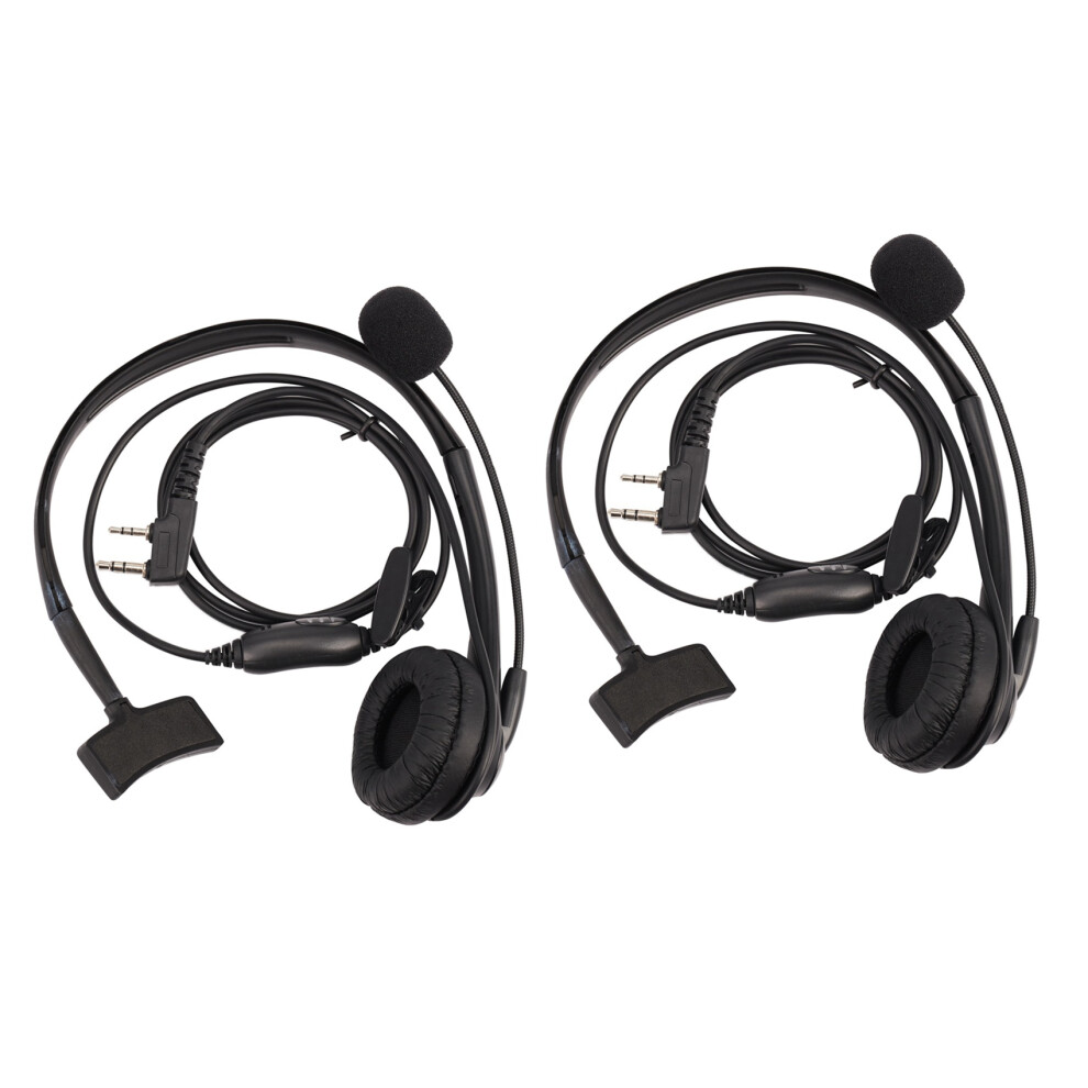 2X 2-Pin Headphone Headset Tk220 For Jianwu Uv-5R Bf-888S Retevis H777 Puxing Tyt Interphone C9009 4712333347641