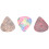 40Pcs Colorful Celluloid Thin Guitar Picks 0.46mm / 0.71mm Color Random 2