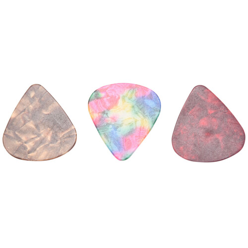 40Pcs Colorful Celluloid Thin Guitar Picks 0.46mm / 0.71mm Color Random 1