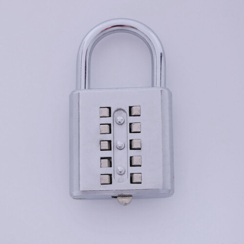 2X Anti-Theft Button Combination Padlock Digit Push Password Lock Zinc Alloy Security Lock Suitcase Luggage Coded Lock 1