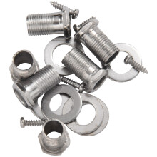 12X Fleur Tuning Pegs / Strings for Stratocaster / Tele / Acoustic Guitar 6L Silver