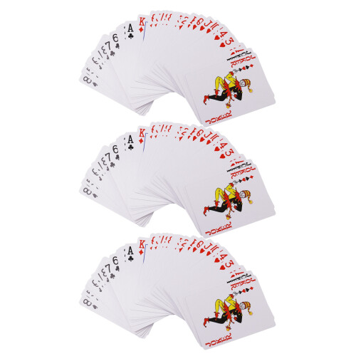 3X Cartas de PôQuer Marcadas com Segredo, Cartas de Jogo Magic Toys Poker Magic Tricks