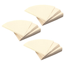 120x Filter Cup Special 102 Coffee Filter Paper Coffee Filter Papers Unbleached Wooden Drip Paper Cone Shape Tools
