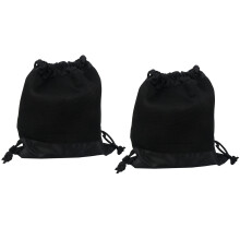 2X Outdoor Women Men Nylon Black Ultralight Backpack Football Basketball Bag String Drawstring Sport Bags()