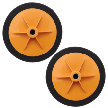 2X 6 Polegadas / 15Cm Almofada de Cera para Carro Esponja M14 Polimento de Roda Kit Ferramenta para Polidor de Carro Preta