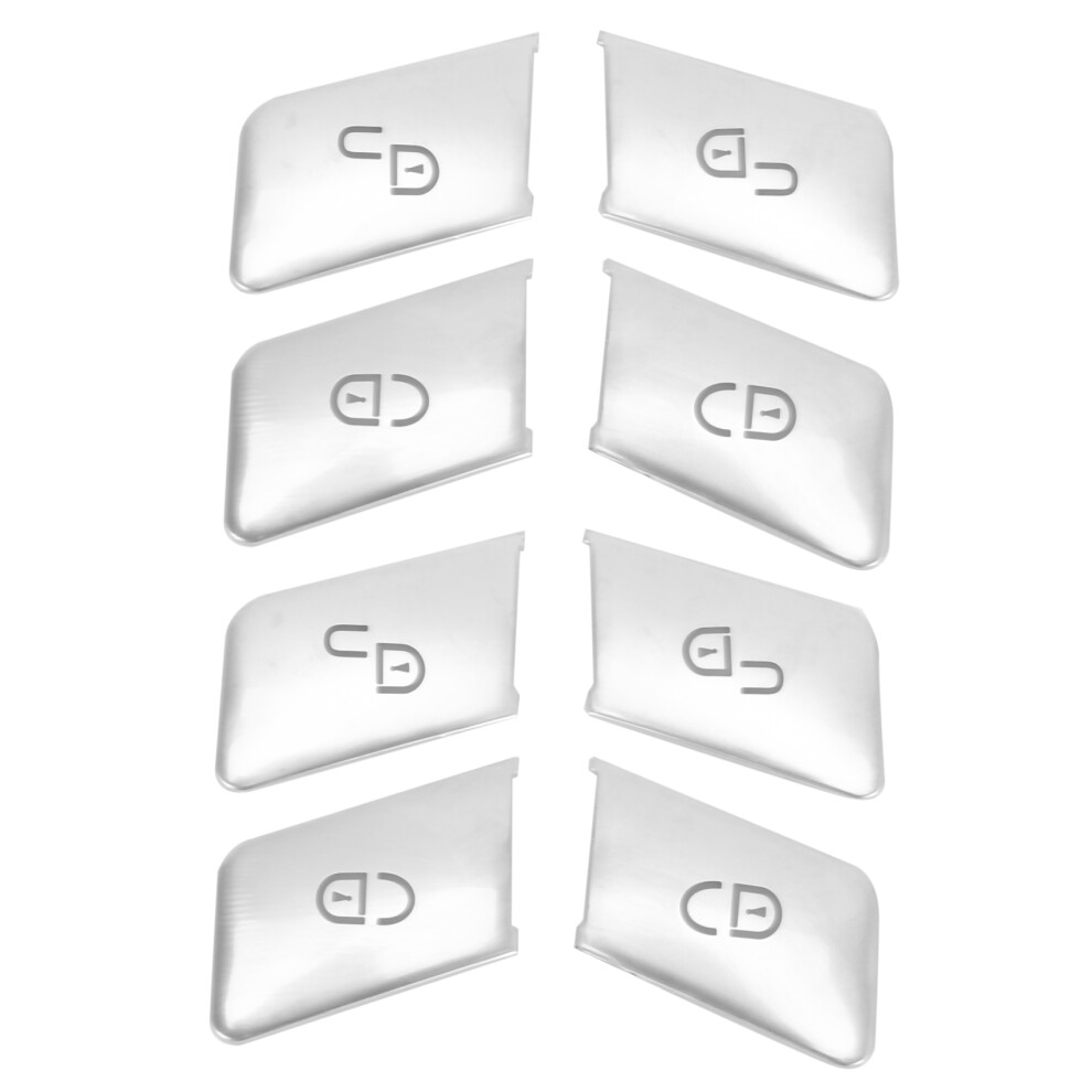 8Pcs Car Door Unlock Buttons Sequins Decoration Cover Trim For Gla Cla Glk Gle Cls Ml Gl A B C E Class 6032166743365