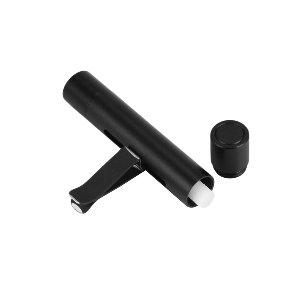 2X Car Air Freshener Solid Perfume Diffuser Car Vents Perfume Seasoning Car Interior + 10 Aromatherapy Sticks Black 6031571885417