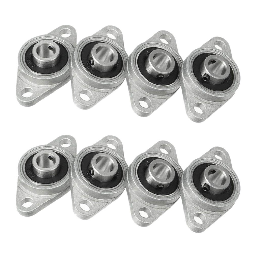 8Pcs Kfl08 Pillow Block Bearing 8Mm Bore Diameter Zinc Alloy Rhombic Flange Bearing For Cnc 6132295069265