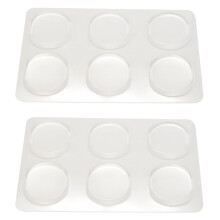 Almofadas de Gel de Amortecedor de Bateria de 36 PeçAs Silenciador de Bateria de Silicone para Controle de Tom de Bateria Transparente