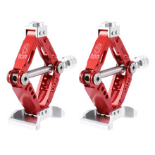 2X RC Car 1:10 Escala Ajustable Metal Scissor Jack Tool para RC Crawler Axial SCX10 TRX4 CC01 D90