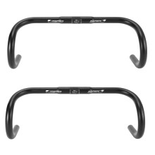 2X Manillar de Bicicleta de Carretera Bent Rest Manillar 25.4X420mm Manillar de Bicicleta de Carretera