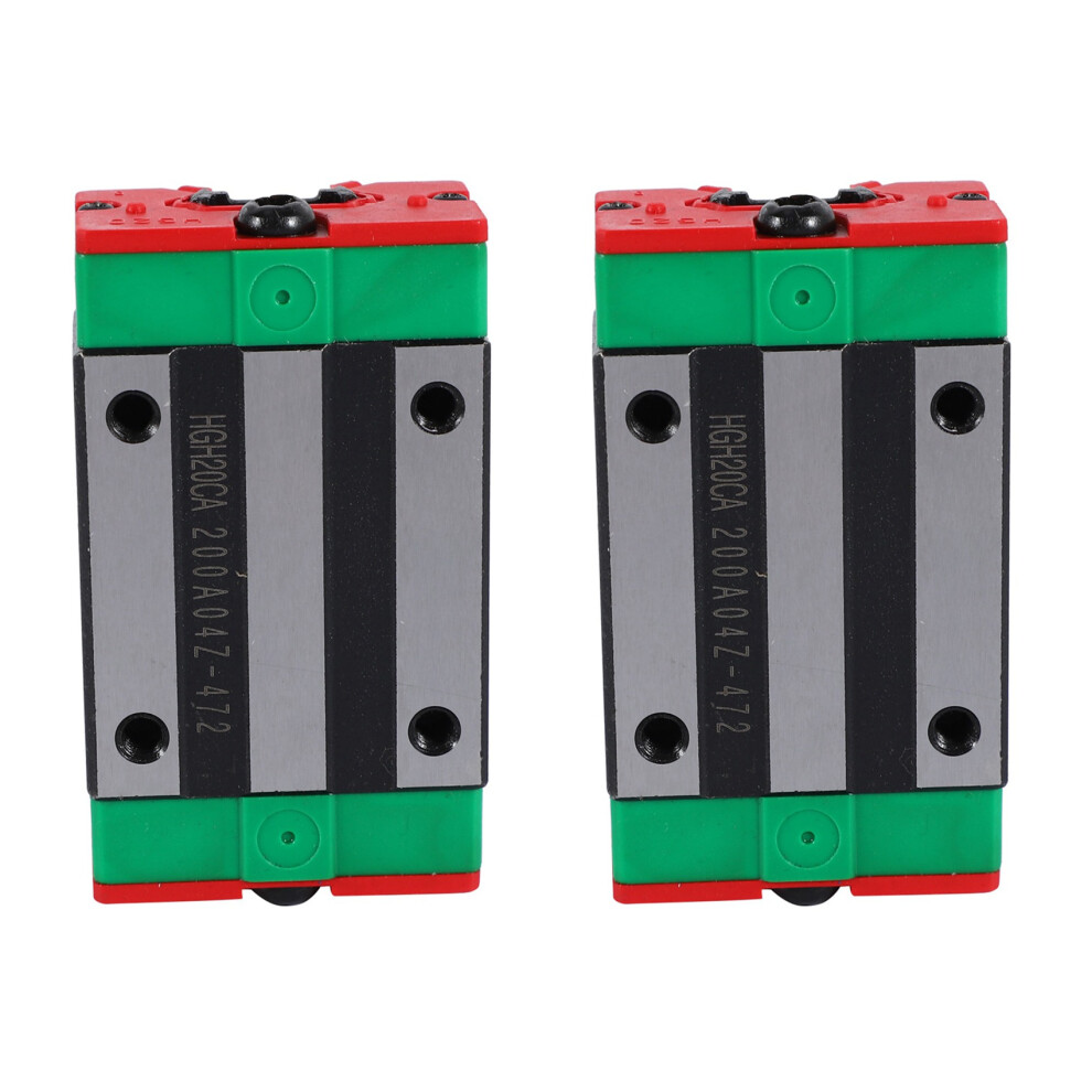 2X Steel Hgh20ca 20Mm Linear Rail Guide Block For Cnc Machine Parts Manufacturing Equipment 6032208346769