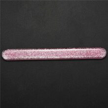 2X Lima de Unhas de Vidro para Lustrador de Unhas de Cristal Bloco Amortecedor com Estojo PortáTil para Unhas Naturais