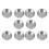 10Pack 54mm Filter Basket for  Sage 870/875/878/880 54mm Semi-Automatic Coffee Machine Bottomless Handle Filter 1