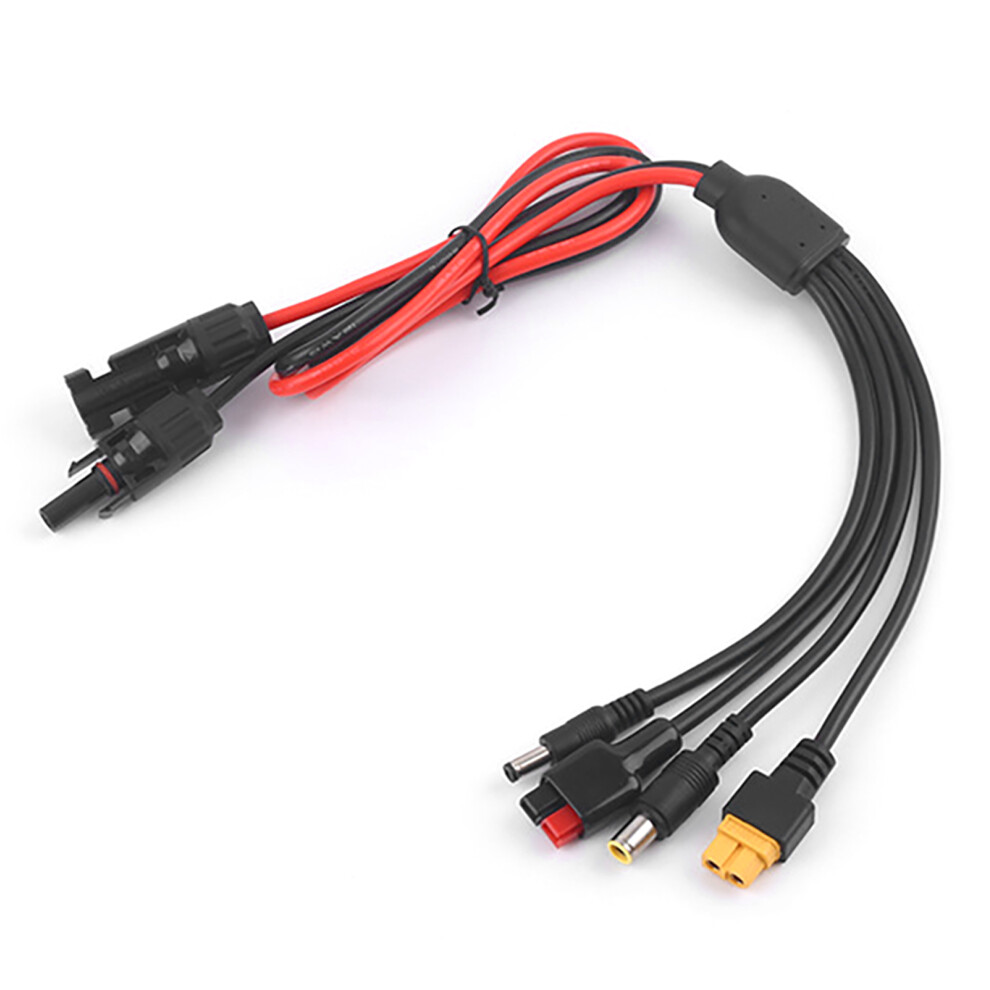 4 In 1 Solar Panel Extension Cable Dc5521 7909 Xt60 Female 30A Pv Power Cord 5081369169824