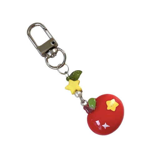 Accessoire portatif élégant de charme mobile de-porte-clés
