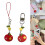 Accessoire portatif élégant de charme mobile de-porte-clés 2