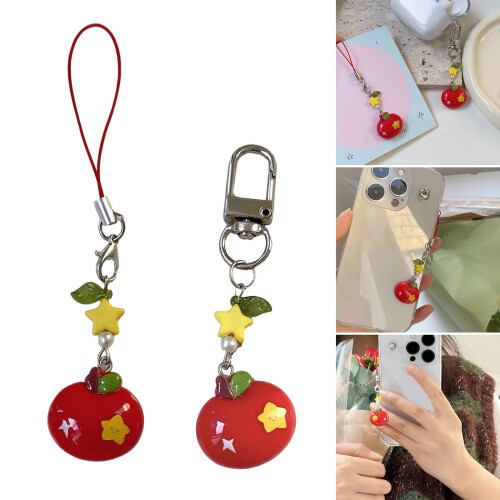 Accessoire portatif élégant de charme mobile de-porte-clés 1