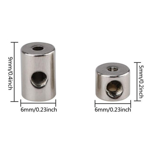 Attaches à broches, dos de maintien de broches avec clé facile à 2